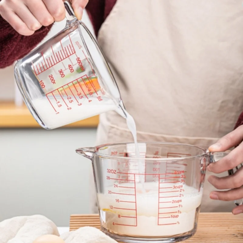 2/4 Cup Glass Measuring Cup Fo - Kitchen Baking Essentials avis et prix