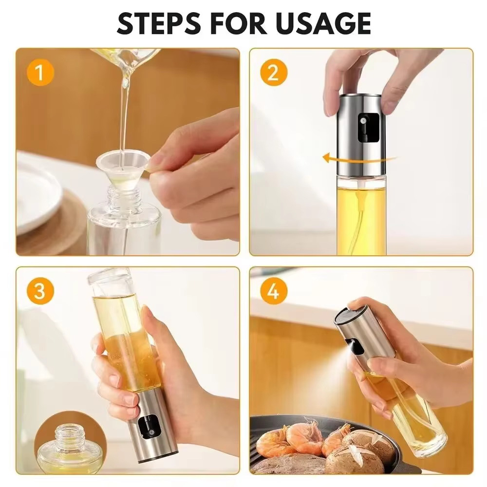 Glass Oil Sprayer for Cooking  - Kitchen Glass Baking Set avis et prix