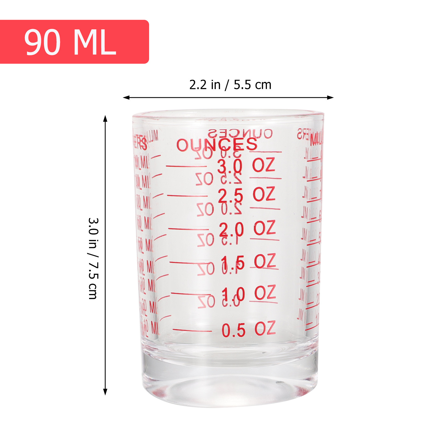3Pcs Glass Measuring Cups Set  - Kitchen Glass Baking Set avis et prix
