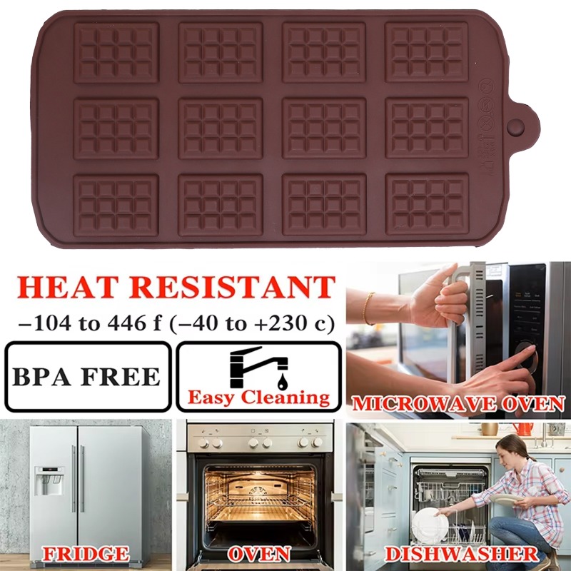 Silicone Chocolate Mold 12 Eve - Kitchen Baking Storage avis et prix