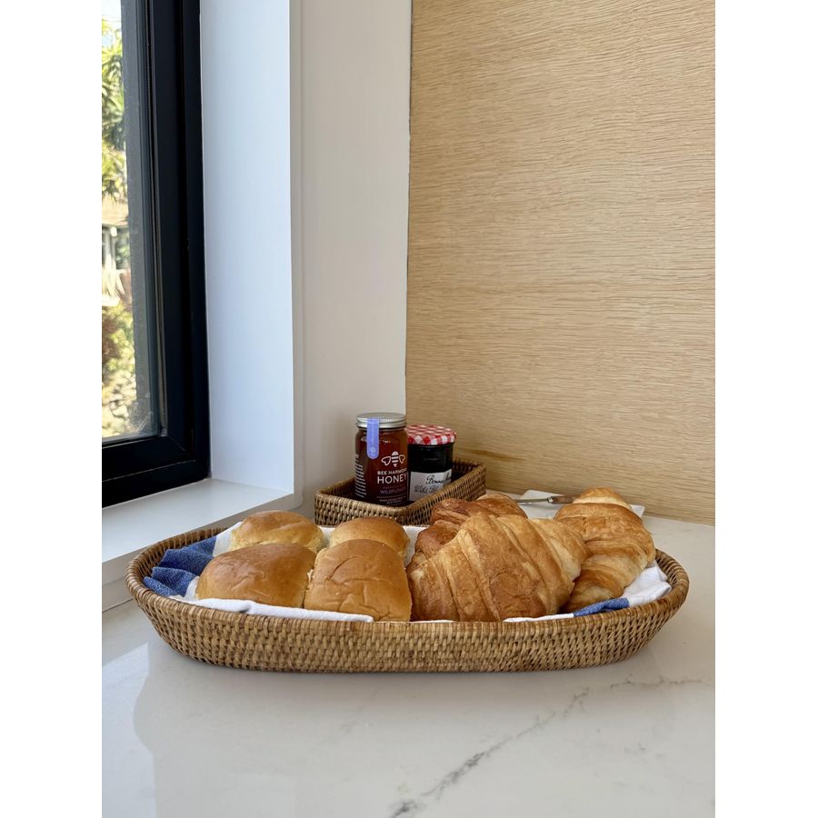 La Jolla Bread Basket Woven Ra - Kitchen Baking Storage avis et prix