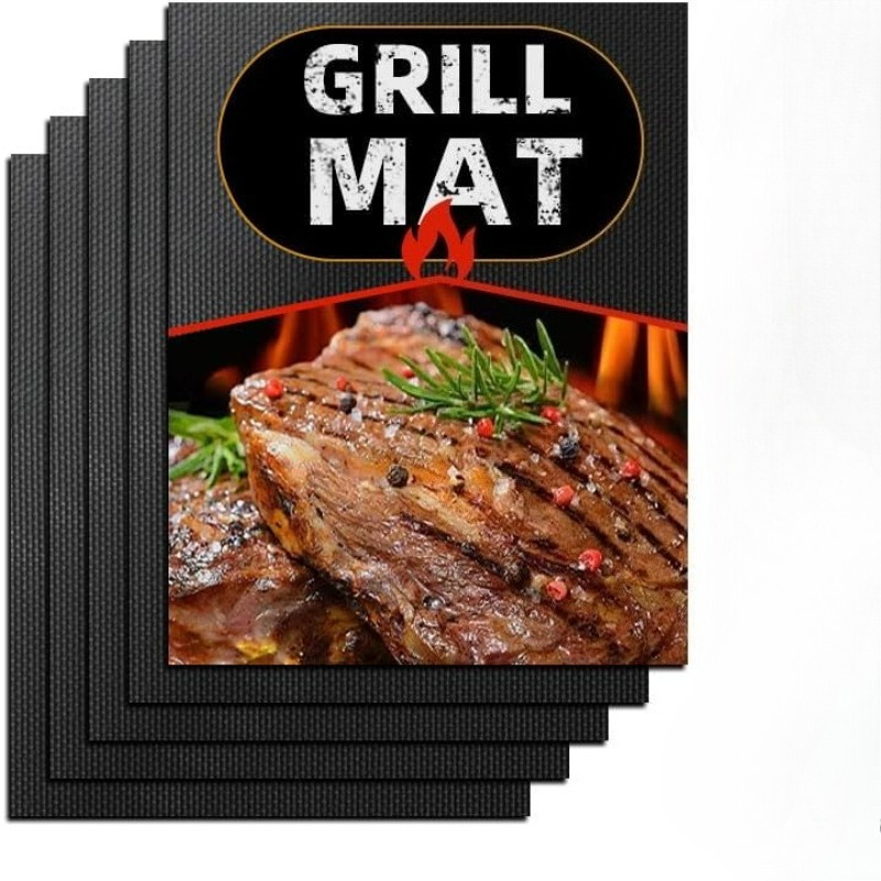 5 pcs Teflon Grilling Mat Non  - Super Kitchen Baking Mat avis et prix