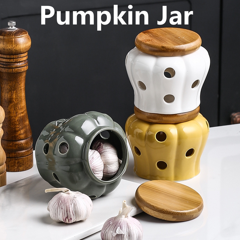 Pumpkin Jar with Lid Hollow Ou - Kitchen Bank avis et prix