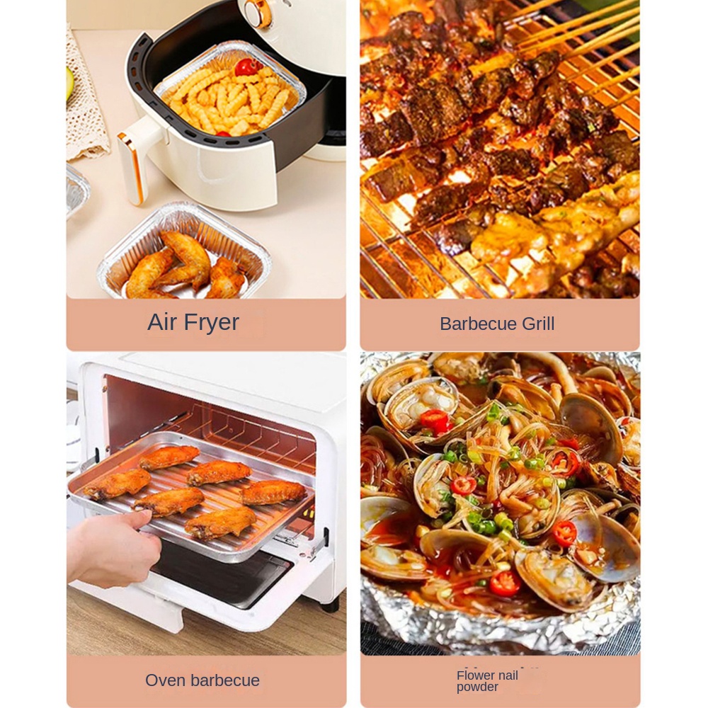 20CM Air Fryer Aluminum Foil P - Kitchen Baking Pan avis et prix