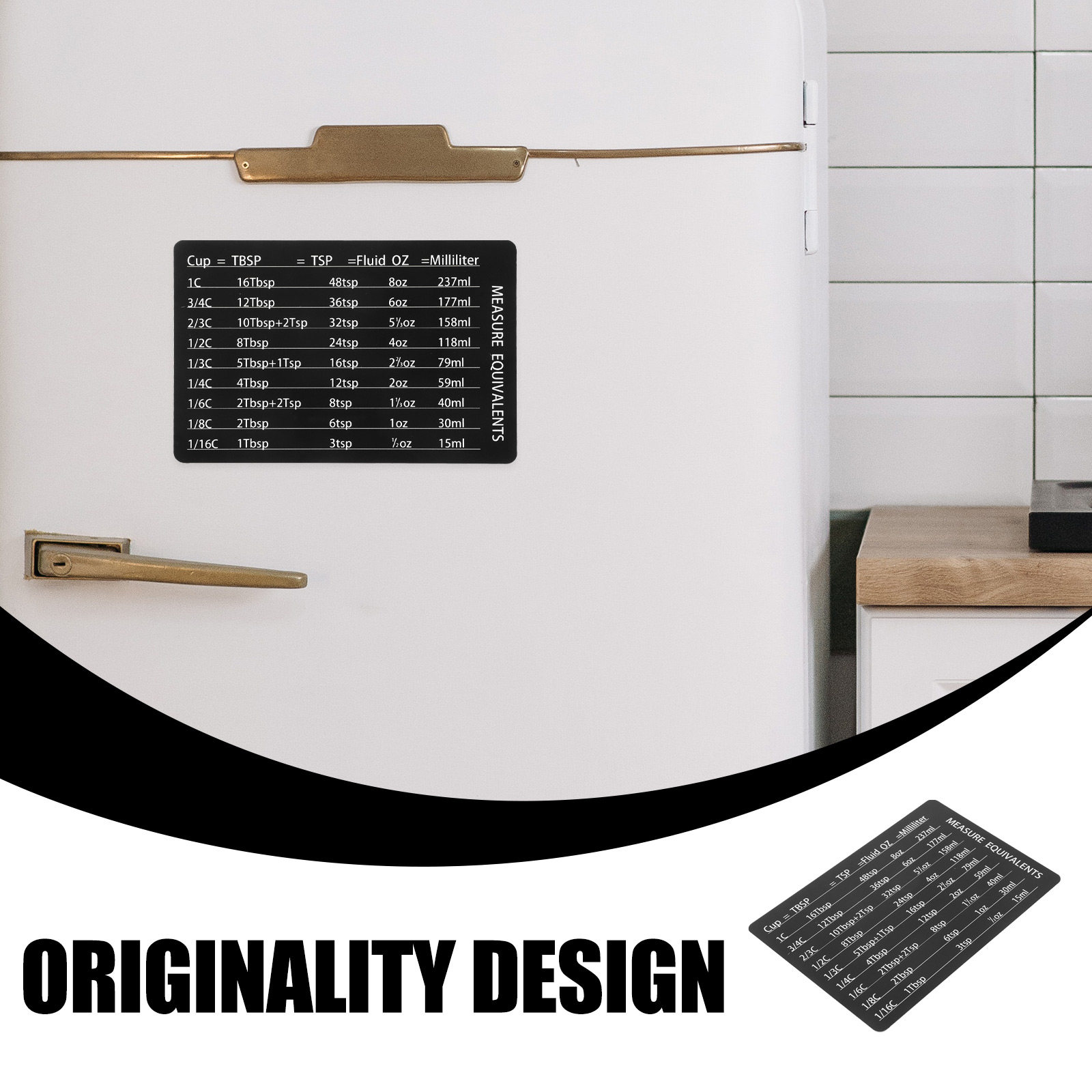 Professional Magnetic Measurem - Kitchen Baking Conversion Chart avis et prix