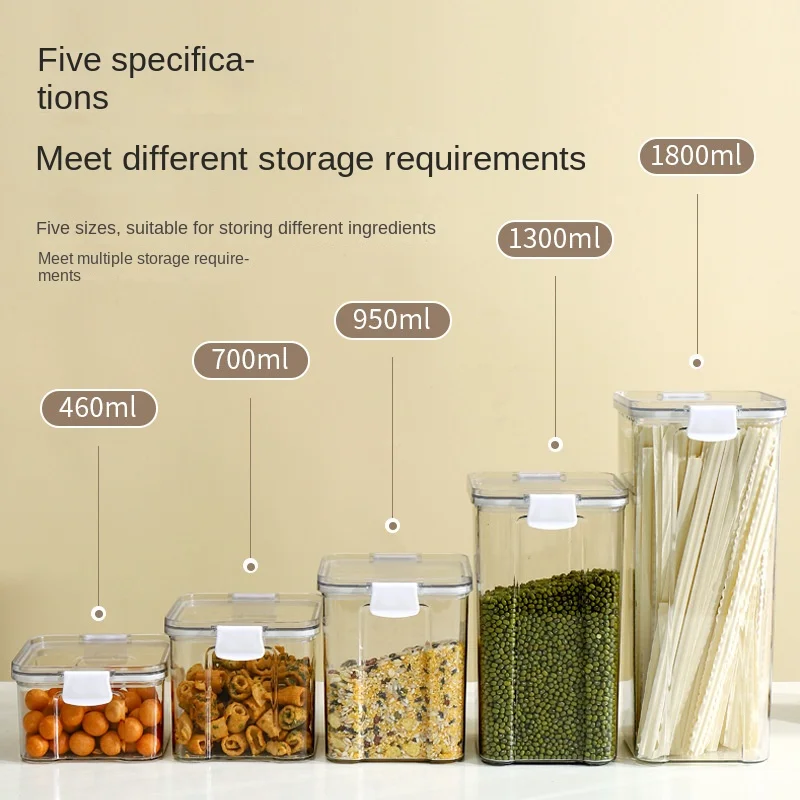 Sealed Jars For Kitchen Storag - Kitchen Bank avis et prix