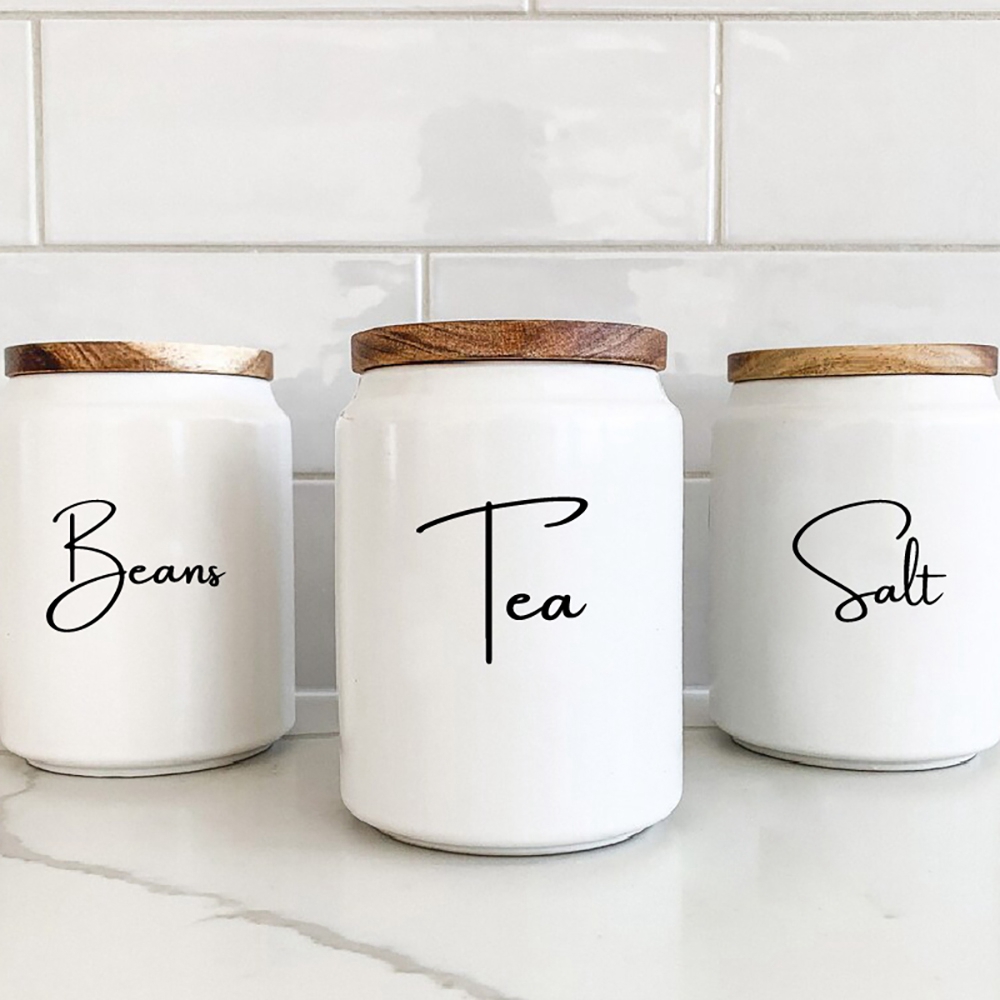 Kitchen Organization Canister  - Kitchen.Baking Labels avis et prix