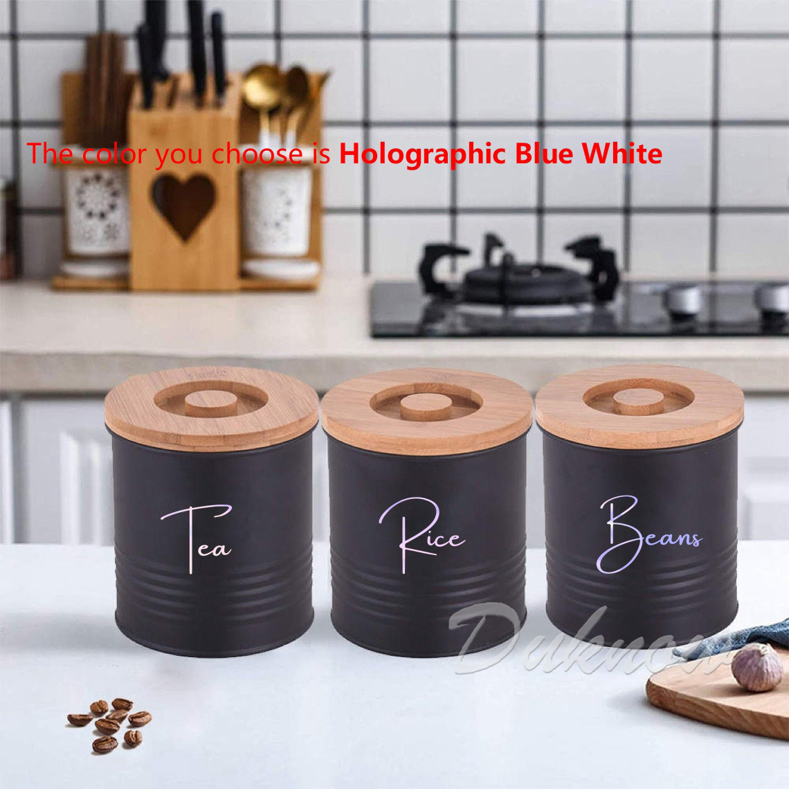 Kitchen Organization Canister  - Kitchen.Baking Labels avis et prix