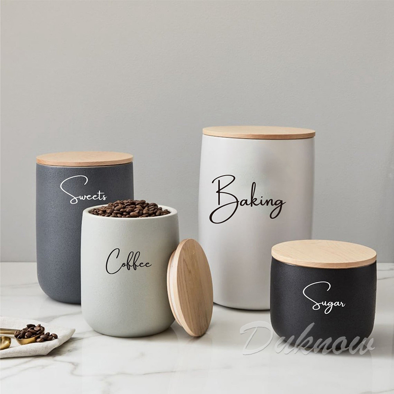 Kitchen Organization Canister  - Kitchen.Baking Labels avis et prix