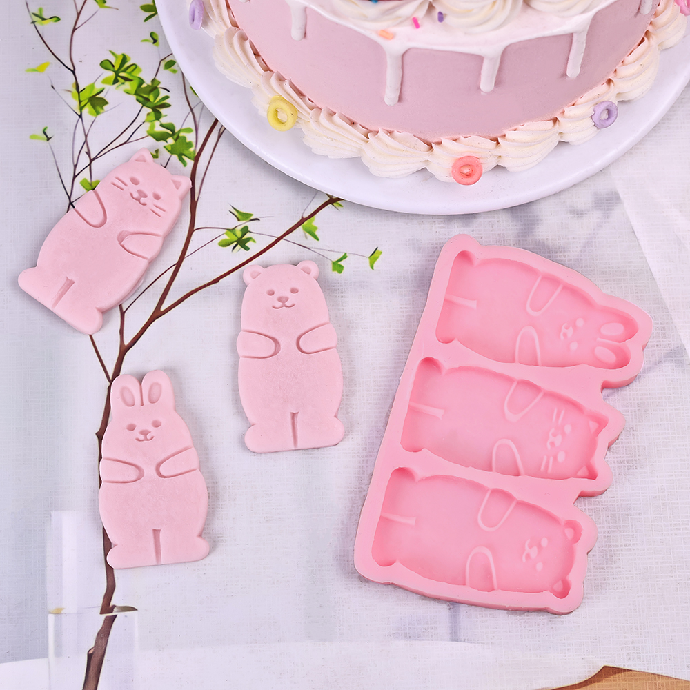 1pc Cartoon Triple Link Rabbit - Kitchen And Baking Tools avis et prix