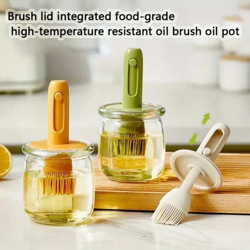 Oil Dispenser Bottle with Sili - Kitchen Glass Baking Set avis et prix