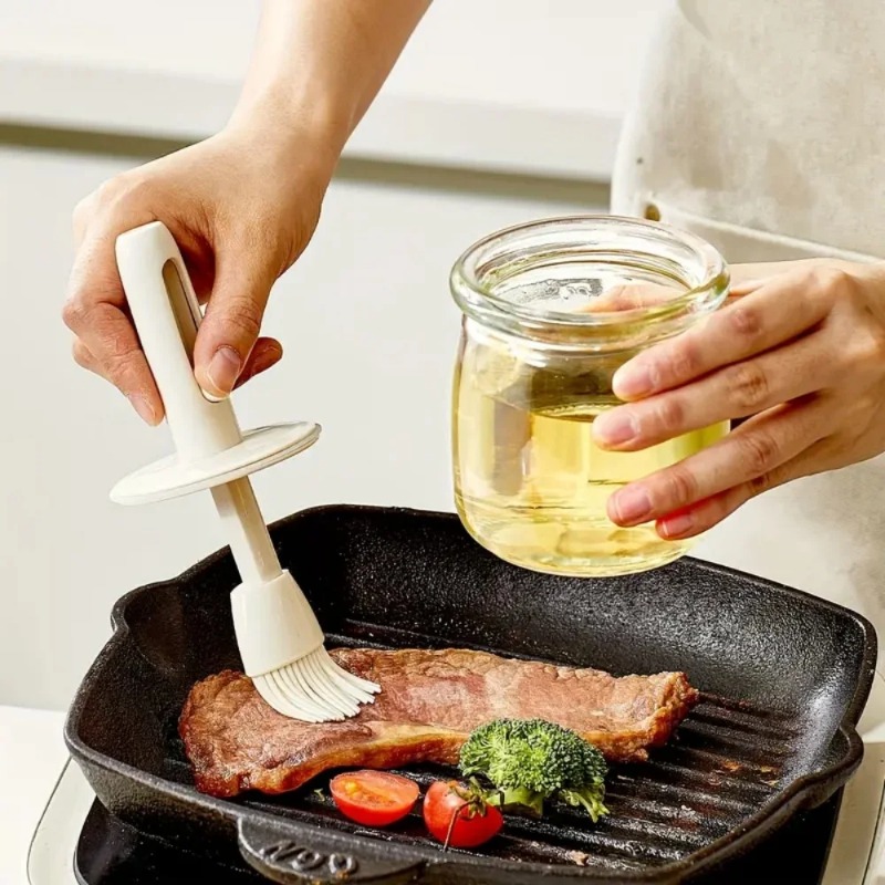 Oil Dispenser Bottle with Sili - Kitchen Glass Baking Set avis et prix