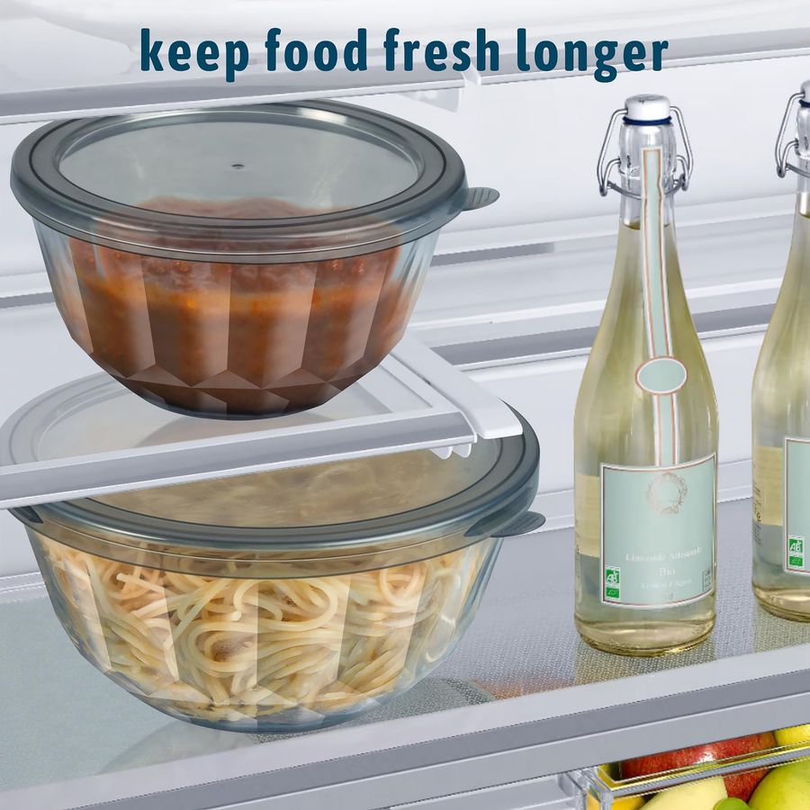 Mixing Bowls with Airtight Lid - Kitchen Glass Baking Set avis et prix
