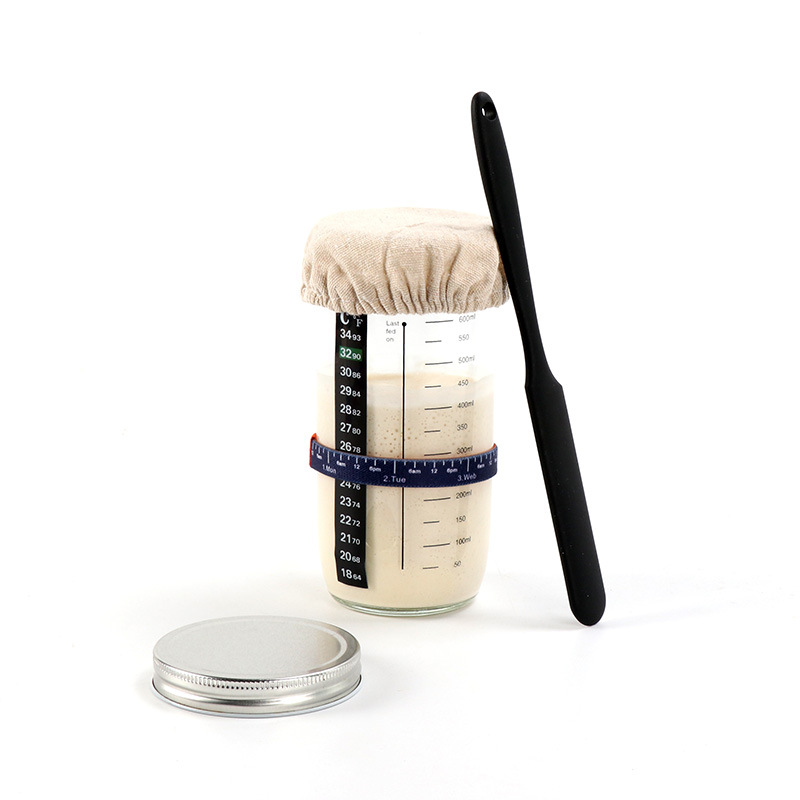 Food Storage Jar Kit  Sourdoug - Kitchen Glass Baking Set avis et prix