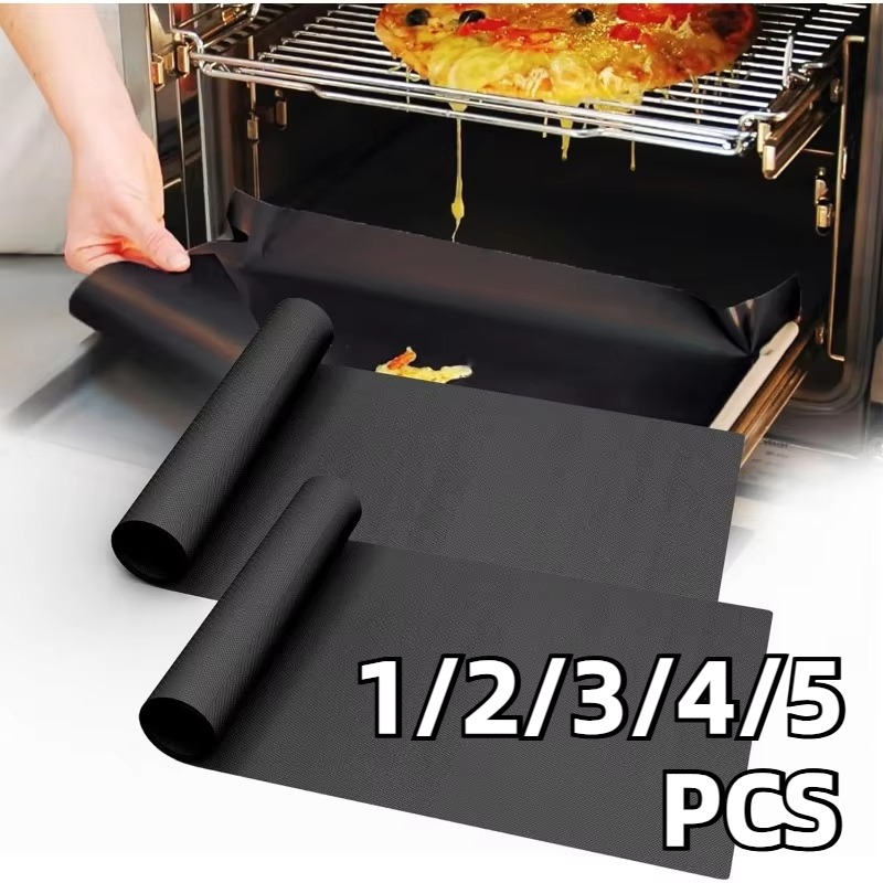 1/2/3/4/5PCS Black BBQ Grill M - Kitchen Baking Mat avis et prix