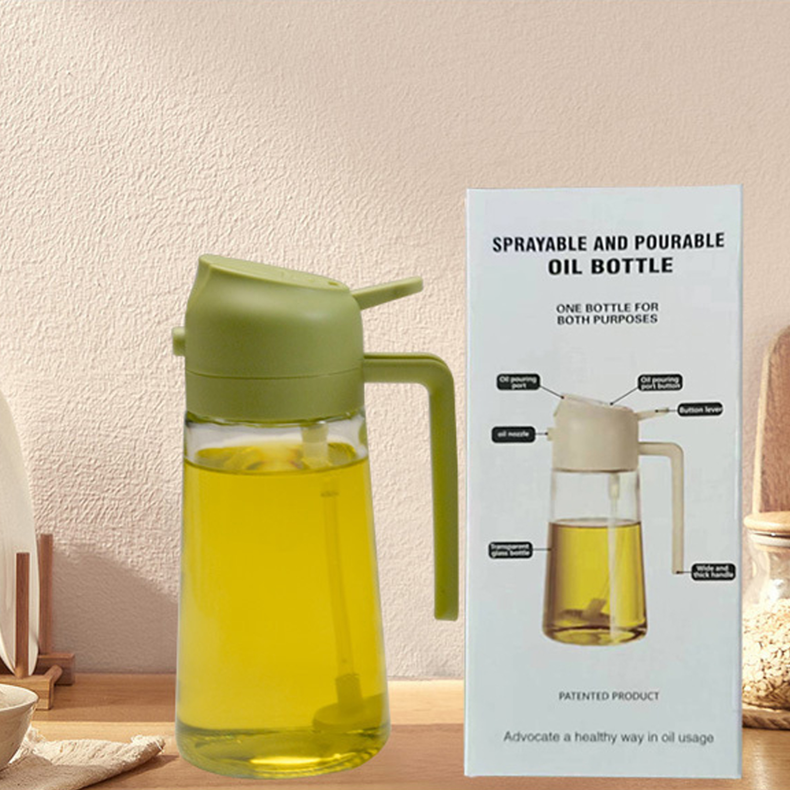 2-in-1 Glass Oil Sprayer For C - Kitchen Glass Baking Set avis et prix
