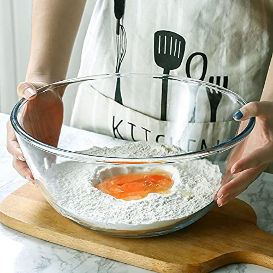 Glass Mixing Bowl Set for Baki - Kitchen Glass Baking Set avis et prix