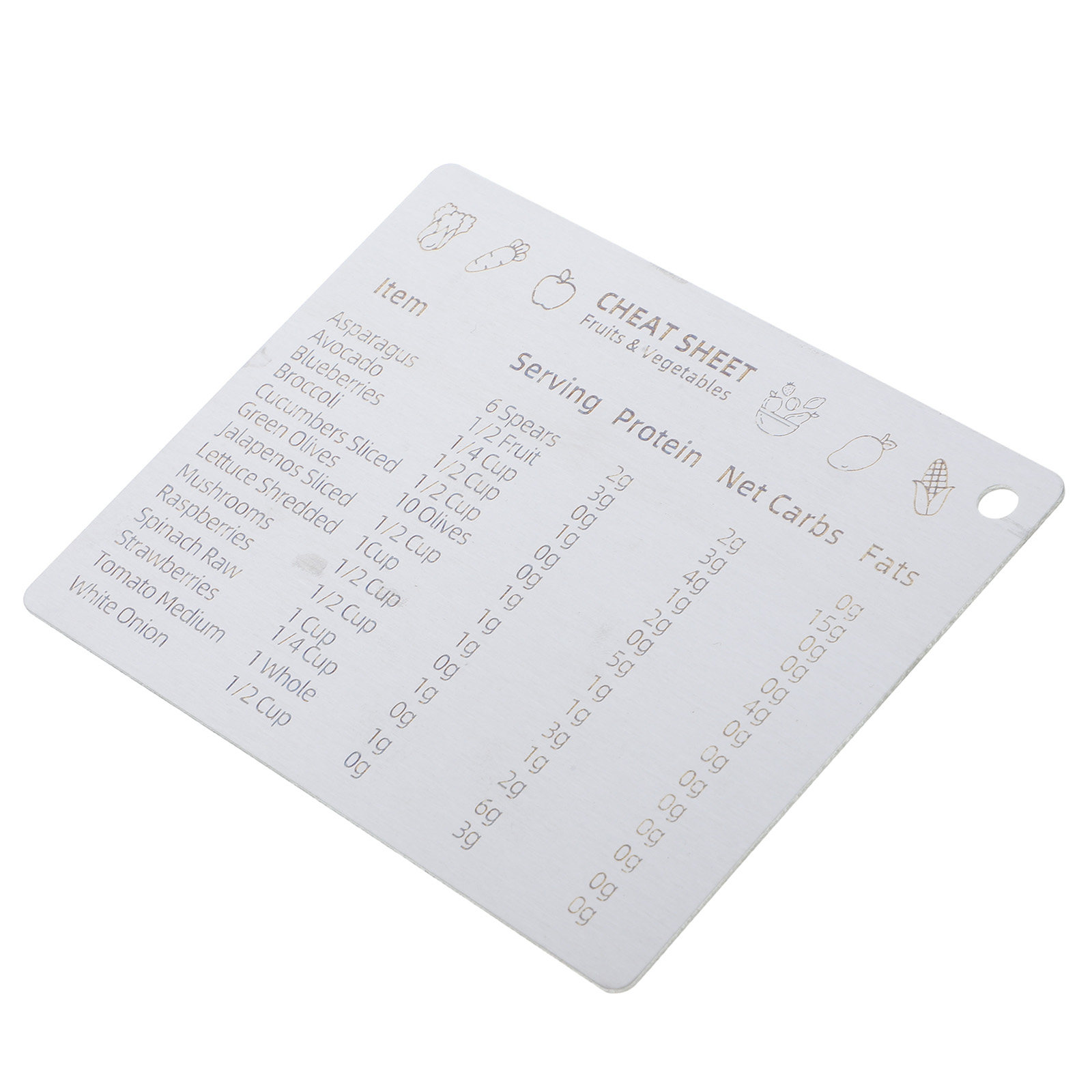 Stainless Steel Measurement Co - Kitchen Baking Conversion Chart avis et prix