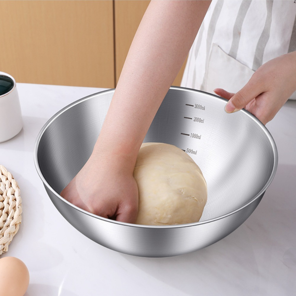 3pcs Stainless Steel Bowl Set  - Kitchen Baking Essentials avis et prix