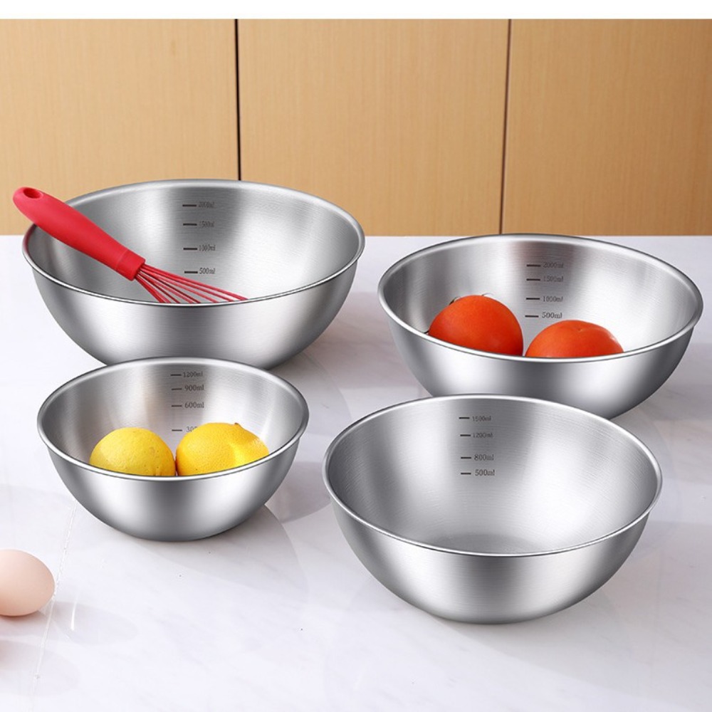 3pcs Stainless Steel Bowl Set  - Kitchen Baking Essentials avis et prix