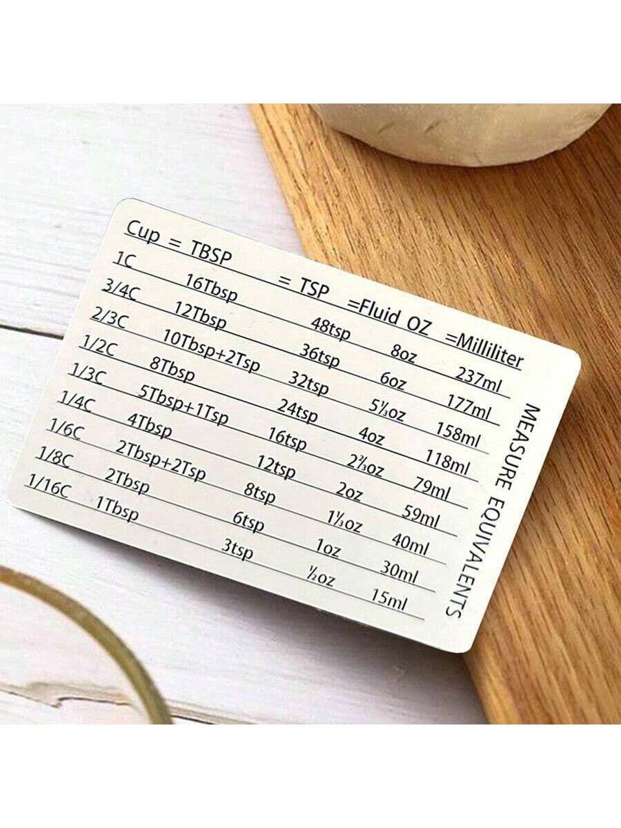 1pc Kitchen Conversion Chart R - Kitchen Baking Conversion Chart avis et prix