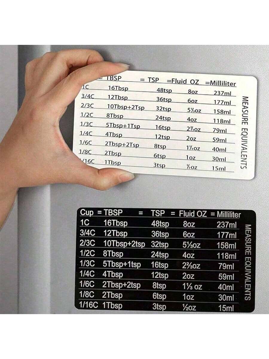 1pc Kitchen Conversion Chart R - Kitchen Baking Conversion Chart avis et prix
