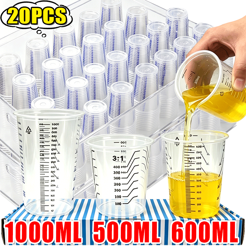 500/600/1000ml Clear Plastic D - Kitchen Baking Essentials avis et prix