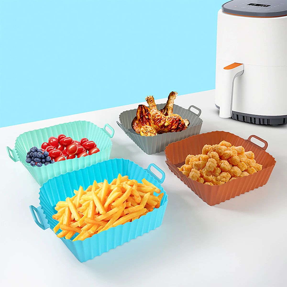 Silicone Fryer Mold Air Fryer  - Kitchen Baking Pan avis et prix