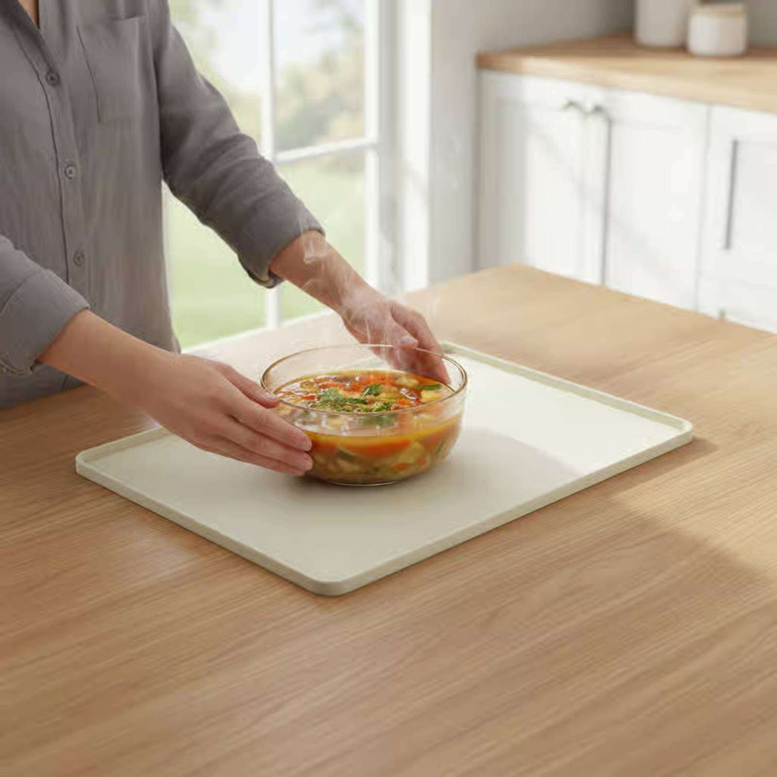 Silicone Microwave Top Mat Fle - Kitchen Baking Mat avis et prix