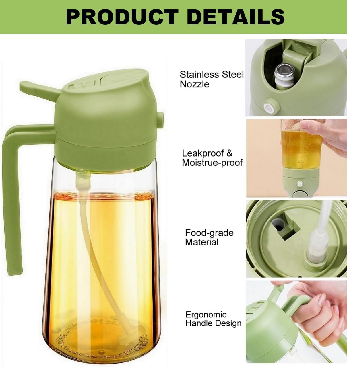 2-in-1 Food Grade Glass Olive  - Kitchen Glass Baking Set avis et prix