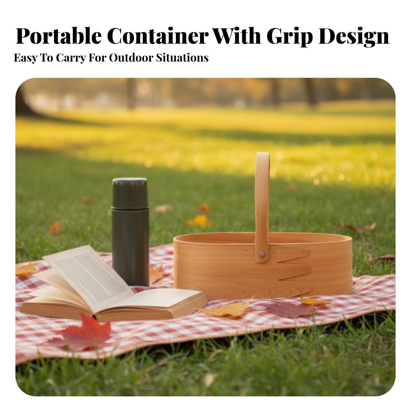 Handled Wood Chip Container Ja - Kitchen And Baking Tools avis et prix